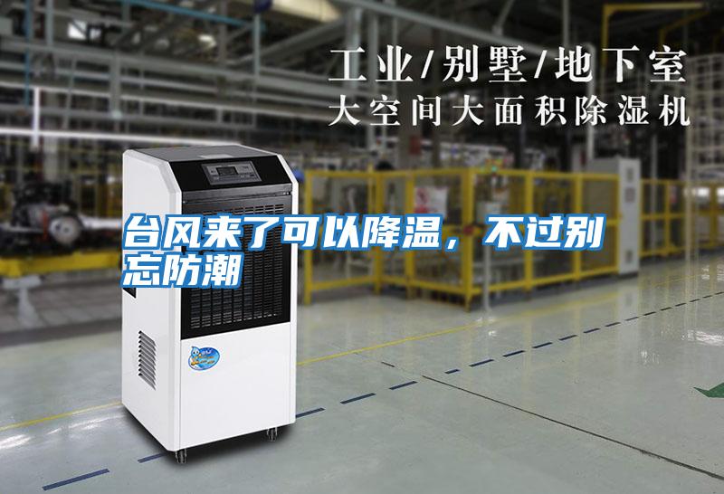 臺風來了可以降溫，不過別忘防潮