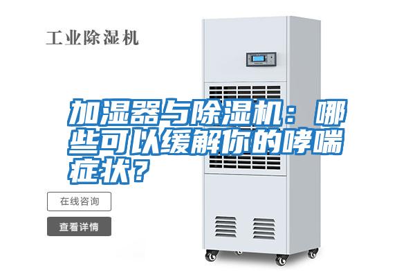 加濕器與除濕機：哪些可以緩解你的哮喘癥狀？