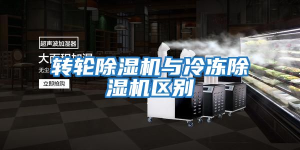 轉輪除濕機與冷凍除濕機區別