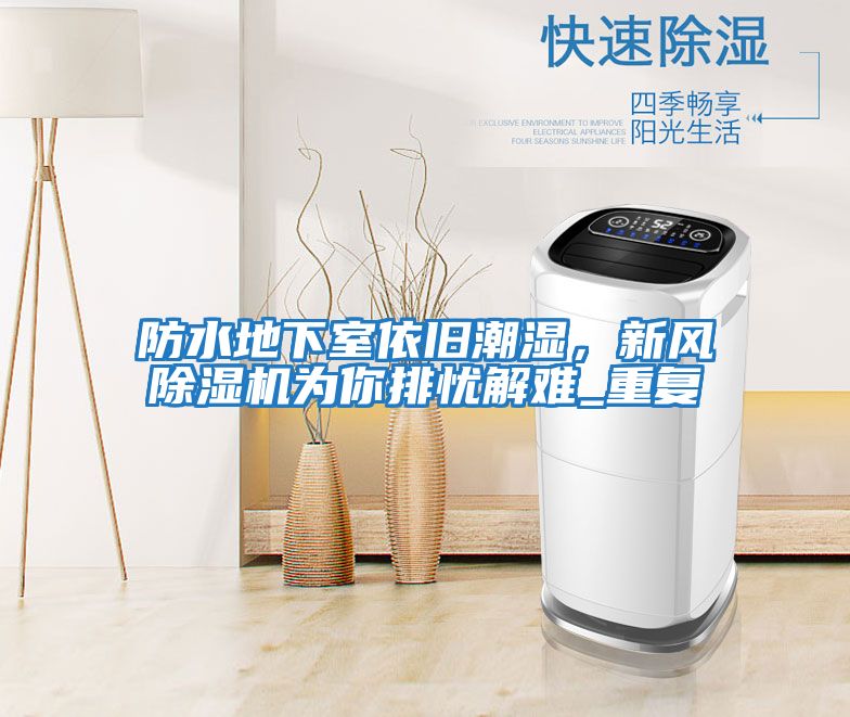 防水地下室依舊潮濕，新風除濕機為你排憂解難_重復