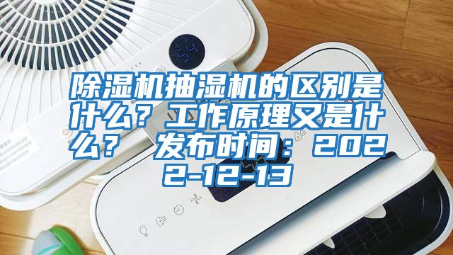 除濕機抽濕機的區別是什么？工作原理又是什么？ 發布時間：2022-12-13