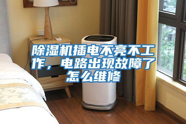 除濕機插電不亮不工作，電路出現故障了怎么維修